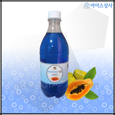 [별코리아] 슬러시시럽 파파야 / 1BOX[1kg*15EA]
